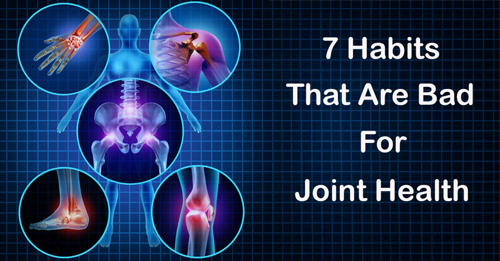The 7 Habits Bad for Your Joints. Pictograph of joint in the body